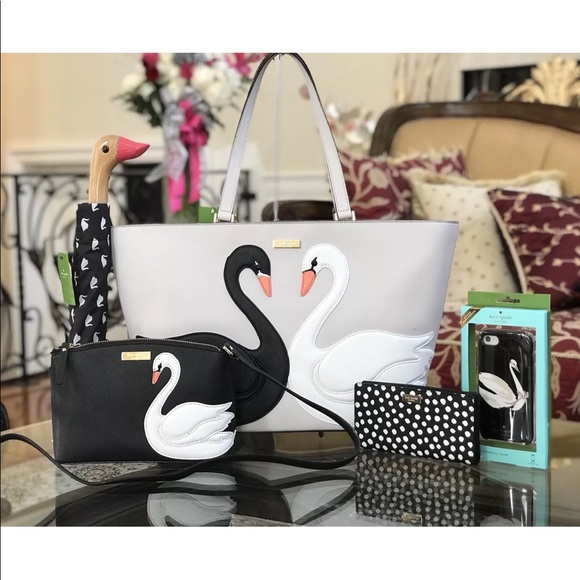 kate spade Handbags - Kate spade 5pcs swans handbag+crossbody+wallet